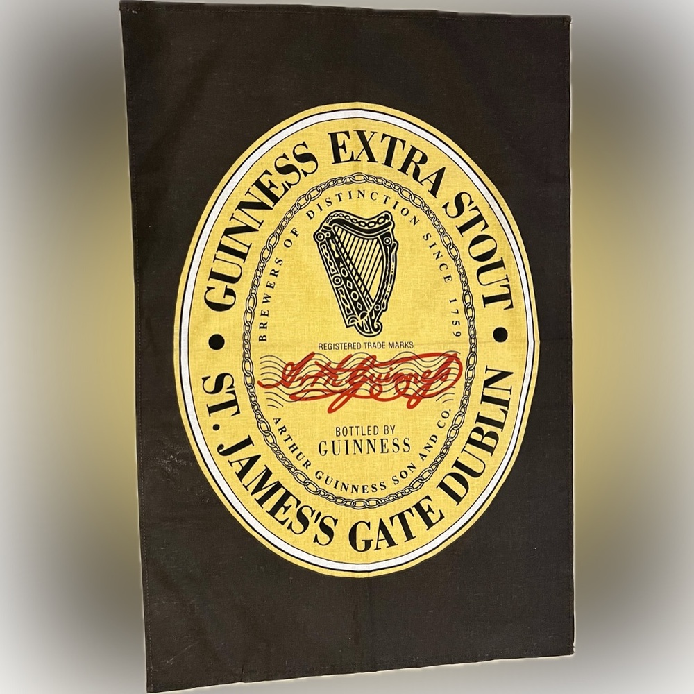 🍺🆕Guinness Extra Stout St. James's Gate Dublin | Beer / Tea / Dish / Bar Towel